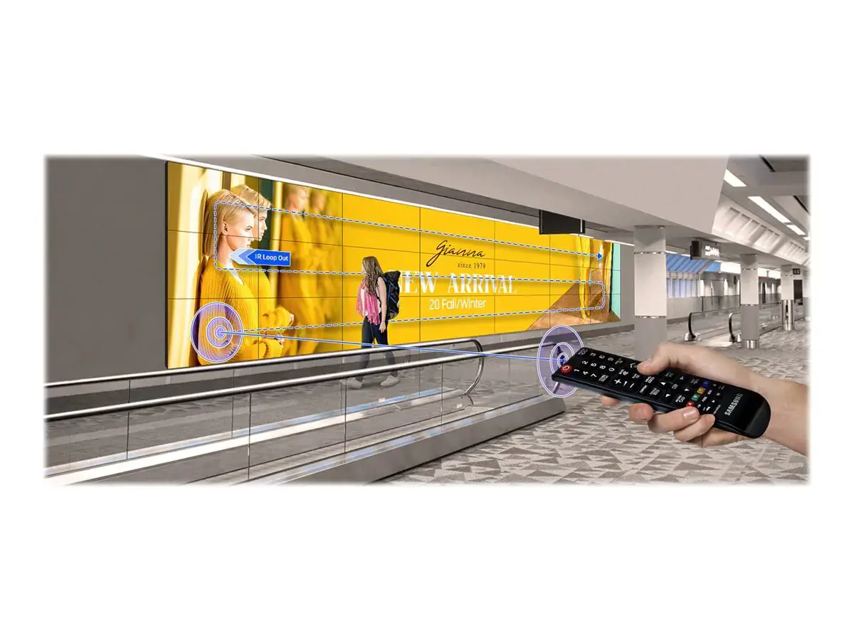 "Samsung VM55B-U", 0,63 x 0,63 mm, 500 cd/m², 139,7 cm (55"), 1920 x 1080 taškų, "Full HD", IPS