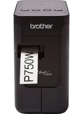 Brother PT-P750W, HSE/TZe, 180 x 180 DPI, 30 mm/s, laidinis ir belaidis, integruotas akumuliatorius, ličio jonų (Li-Ion)