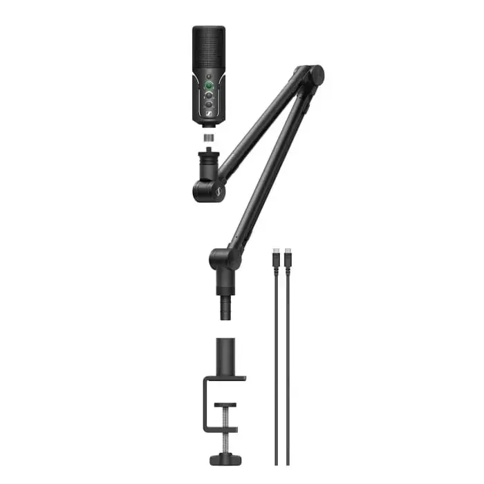Sennheiser Profile Streaming Set - USB-C microphone with adjustable arm for podcasting and streaming