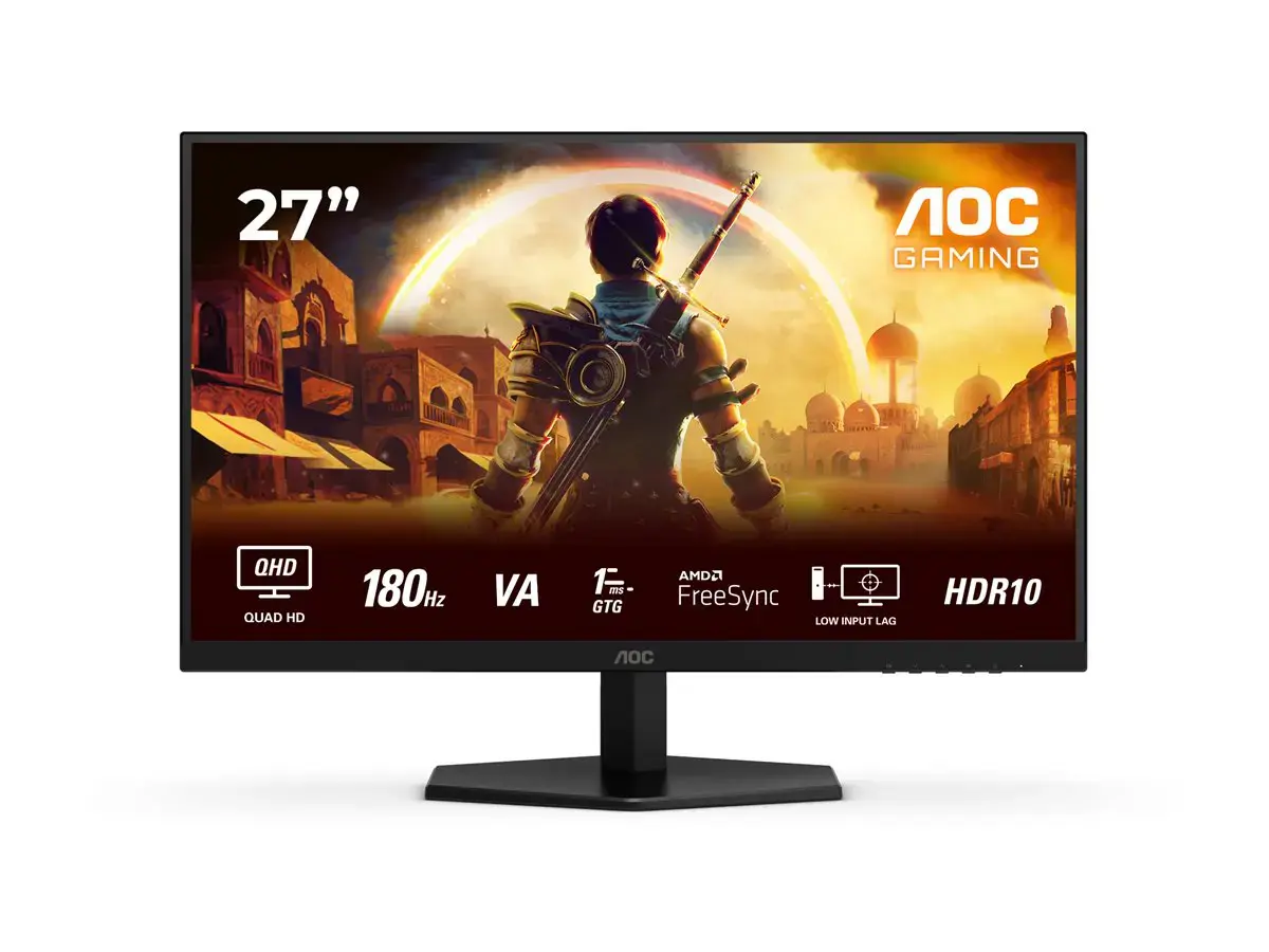 AOC | Q27G42XNE | 27 " | VA | QHD | 16:9 | 180 Hz | 1 ms | 2560 x 1440 pixels | 300 cd/m² | HDMI ports quantity 2 | Black