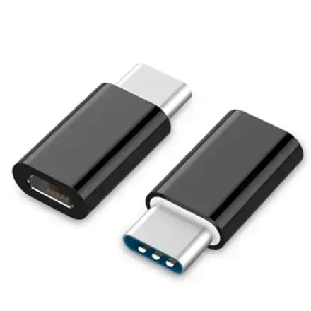 GEMBIRD A-USB2-CMmF-01 Gembird USB 2.0 Type-C OTG adapteris (CM/MicroUSB-F), juodas