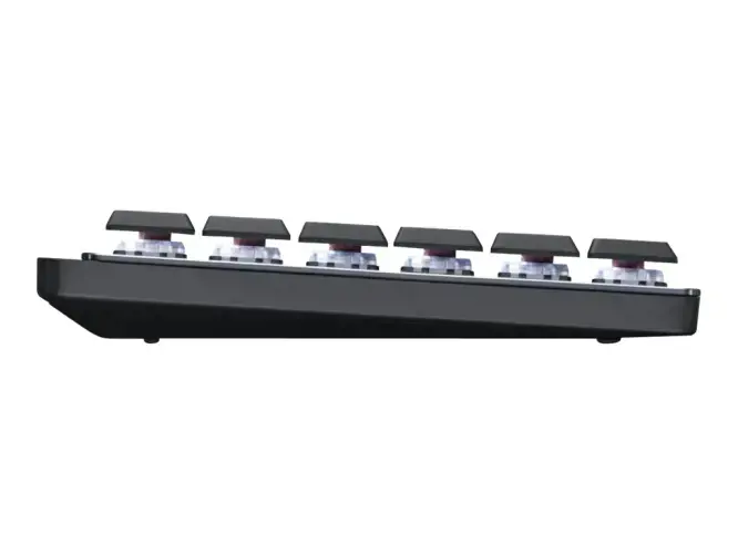 LOGITECH MX mechaninė belaidė apšviesta klaviatūra - GRAPHITE - (JAV) INTL - 2.4GHZ/BT - N/A - EMEA - TACTILE