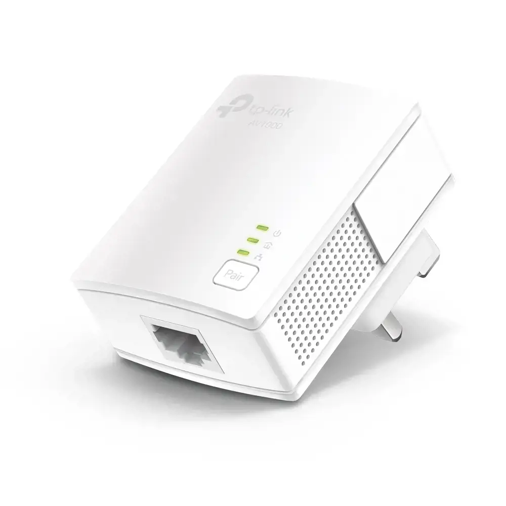 TP-Link AV1000 Gigabit Powerline Starter Kit, 1000 Mbps, IEEE 802.3, IEEE 802.3ab, IEEE 802.3u, F tipo, OFDM, 128 bitų AES, 300 m