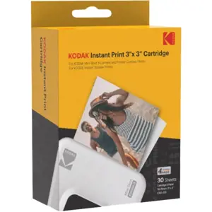 "Kodak" rašalo kasetė + fotopopierius 3x3" 30 lapų