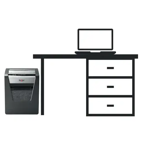 Rexel Momentum X415 Dokumentų naikiklis Cross shredding 4x40mm, P4, Grey/Black