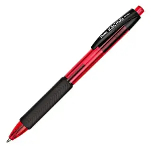 Automatinis tušinukas PENTEL KACHIRI 0.7mm, raudonos spalvos tušas