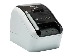 Brother QL-800, DK, tiesioginio terminio spausdinimo, 300 x 600 DPI, 148 mm/s, laidinis, juodas, pilkas