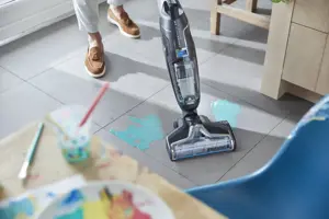 "Bissell" dulkių siurblys "CrossWave C6 Cordless Select" Belaidis veikimas, Rankinė lazdelė, Plovimo funkcija, 36 V, Veikimo laikas (maks.) 25 min, Juoda/Titanas/Mėlyna, Garantija 24 mėn.