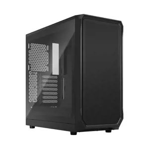 Fractal Design Focus 2 Black TG Clear Tint, Midi Tower, Maitinimo šaltinis pridedamas Ne