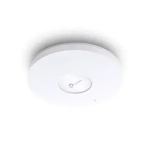TP-Link AX1800 belaidis dviejų juostų lubinis prieigos taškas, 1775 Mbit/s, 574 Mbit/s, 1201 Mbit/s, 1000 Mbit/s, 2,4-5 GHz, IEEE 802.11a, IEEE 802.11ac, IEEE 802.11ax, IEEE 802.11b, IEEE 802.11g, IEEE 802.11n, IEEE 802.11n