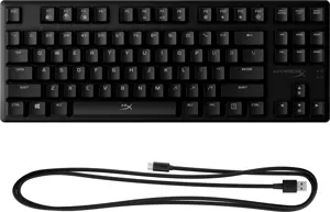 "HP HyperX Alloy Origins Core", be klavišų (80-87%), USB, mechaninis, QWERTY, RGB LED, juodas