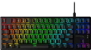 "HP HyperX Alloy Origins Core", 80 %, USB, mechaninis, RGB LED, juodas