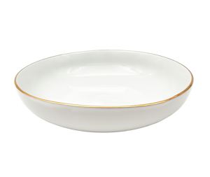 Lėkštė Gold, gili, porcelianas, 650 ml, D 20 cm, H 5,5 cm, vnt