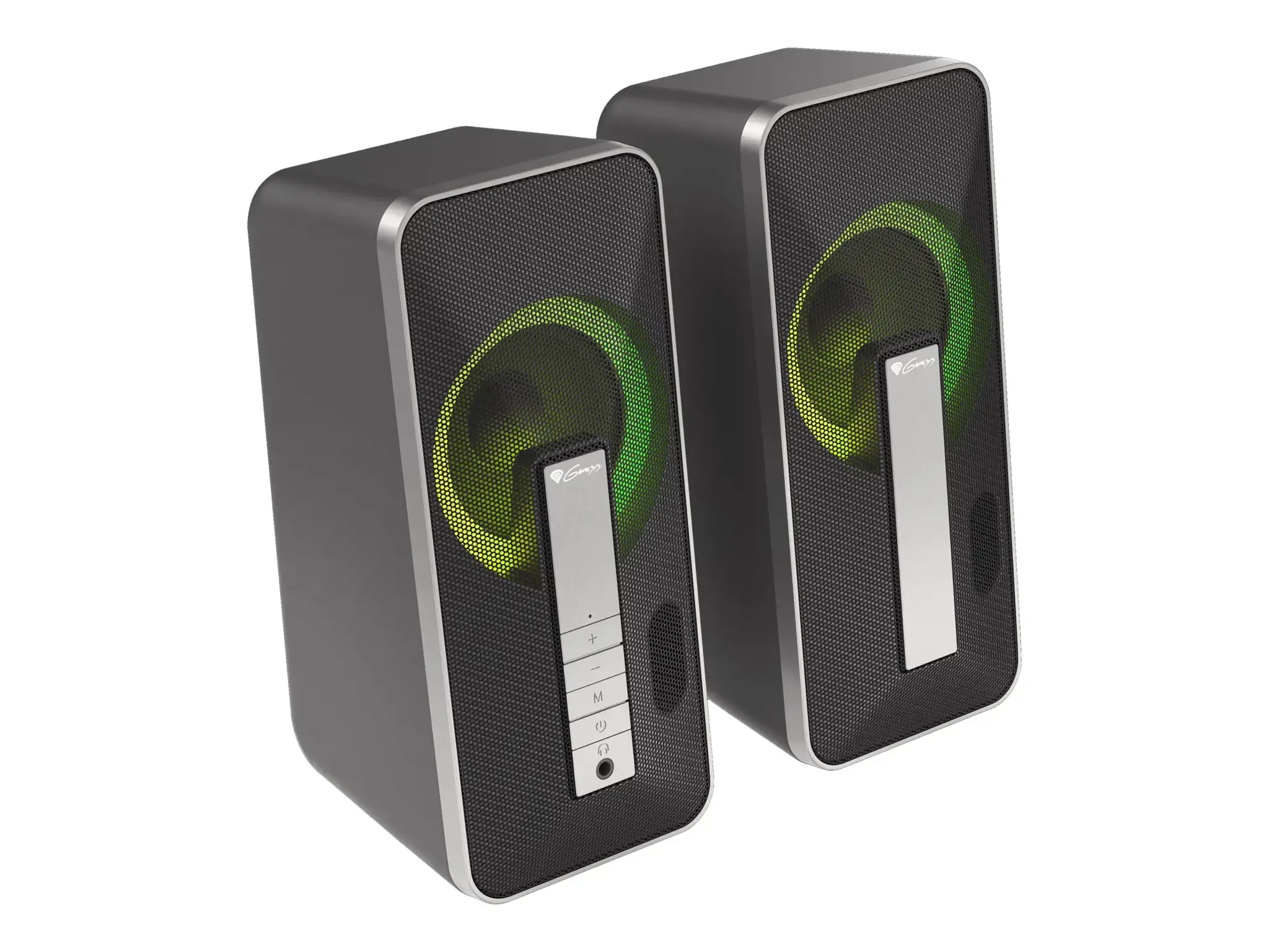 NATEC Genesis kompiuterio garsiakalbiai 2.0 Helium 100BT RGB USB