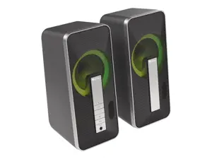 NATEC Genesis kompiuterio garsiakalbiai 2.0 Helium 100BT RGB USB