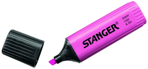 Stanger Teksto žymeklis 1-5 mm, rožinis, pakuotėje 10 vnt. 180004000