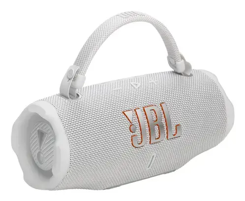 JBL Charge 6 Nešiojama garso kolonėlė, Bluetooth, White