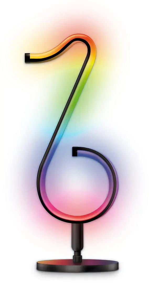 "Activejet MELODY RGB LED muzikinis dekoratyvinis šviestuvas su nuotolinio valdymo pultu ir programėle, "Bluetooth