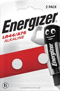 ENERGIZER ŠARMINĖS BATERIJOS LR44/ A76 2 VNT. 1,5 V