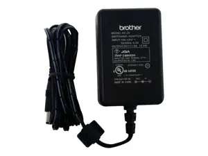 Brother kintamosios srovės adapteris, etikečių spausdintuvas, vidinis, 9 V, 1,6 A, 60, 65, 80, 90, 1000, 1005F, 1005FB, 1010, 1090, 1250, 1260VP, 1280/DT/CB/VP, 1290/DT, 1230PC,..., UL