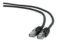 GEMBIRD PP6U-0.5M/BK Gembird UTP Cat6 komutacinis kabelis, 0,5 m, juodas