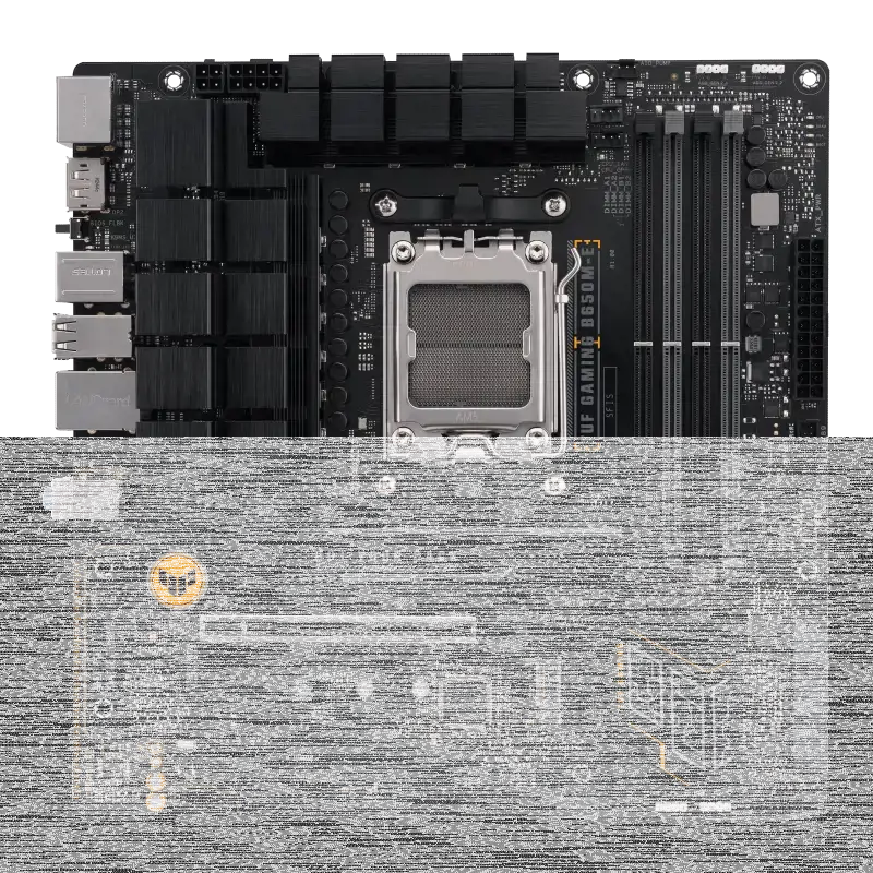 ASUS TUF GAMING B650M-E AM5 4xDDR5 mATX MB 4xSATA 2xM.2