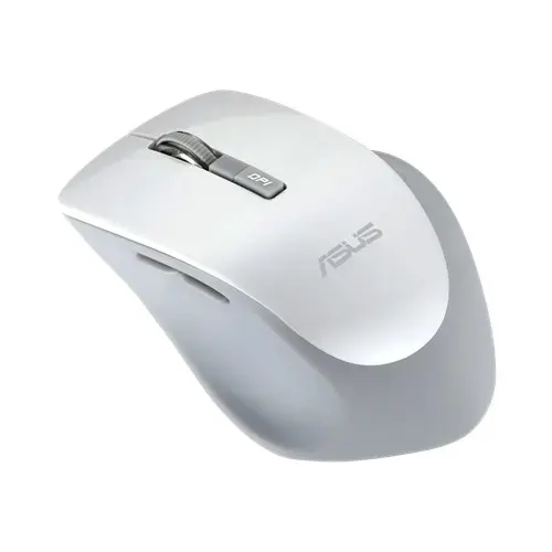 ASUS WT425, dešinioji ranka, optinis, RF belaidis, 1600 DPI, perlamutrinis, baltas