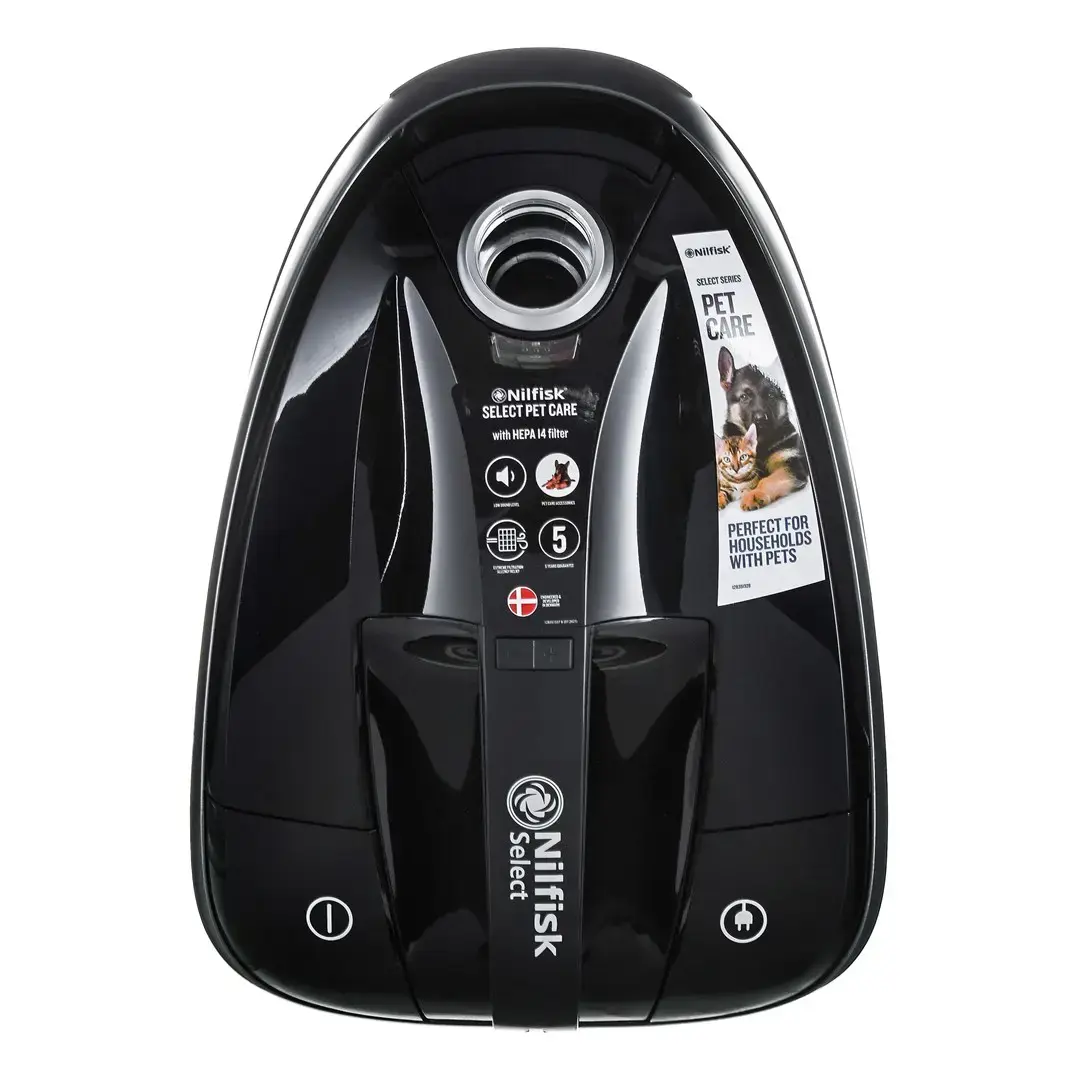 "Nilfisk Select Pet Care" dulkių siurblys Dulkių cilindras 3,1 l 650 W Dulkių maišelis Juodas