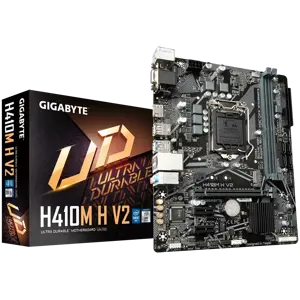 Gigabyte H410M H V2, "Intel", LGA 1200, "Intel® Celeron®", "Intel® Core™ i3", "Intel® Core™ i5", "I…