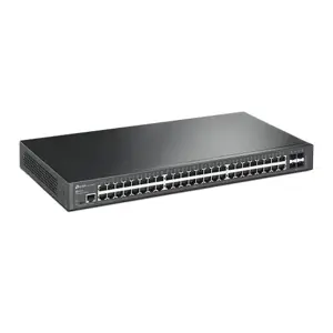 "TP-Link JetStream" 48 prievadų Gigabit L2 valdomas komutatorius su 4 SFP lizdais, valdomas, L2/L3, Gigabit Ethernet (10/100/1000), montuojamas į 1U stovą