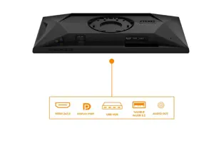AOC | 25G4SXU | 24.5 " | IPS | FHD | 310 Hz | 1 ms | 1920 x 1080 pixels | 400 cd/m² | HDMI ports quantity 2 | Black