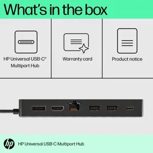 HP universalus USB-C daugiaportis koncentratorius
