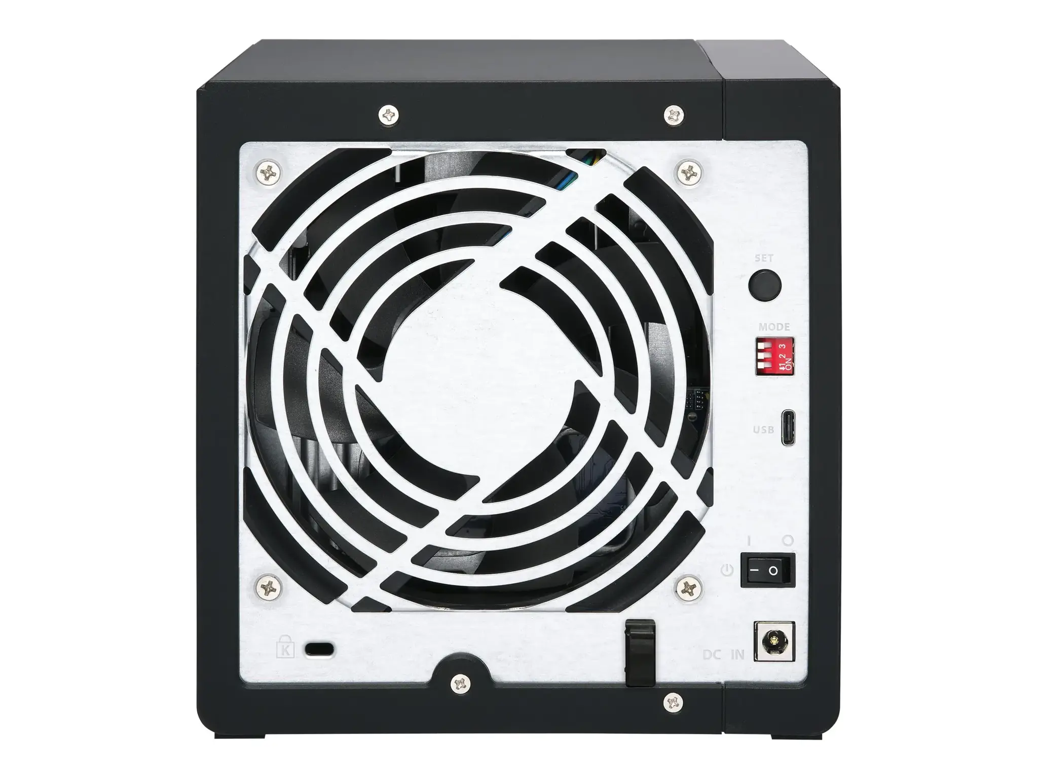 QNAP TR-004, HDD/SSD korpusas, 2,5/3,5", "Serial ATA II", 3 Gb/s, karšto keitimo, juodas
