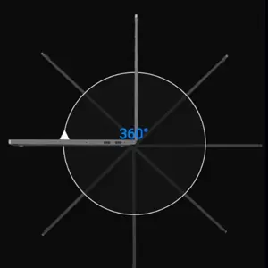 Chuwi MiniBook-X-2023-P-K3-SR N150/10.51" (1200x1920) TouchScreen IPS/16GB/SSD 512GB/BT/BLKB/x360/Win 11 Pro Silver