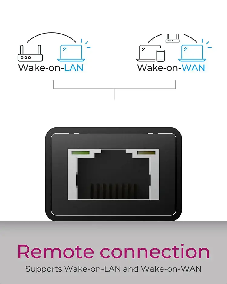 ICY BOX IB-HUB1419-LAN, USB 3.2 Gen 1 (3.1 Gen 1) Type-A, RJ-45, USB 3.2 Gen 1 (3.1 Gen 1) Type-A, 5000 Mbps, juoda, aliuminis, Gigabit Ethernet