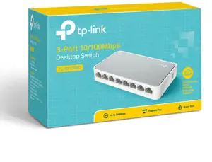TP-Link TL-SF1008D, nevaldomas, Fast Ethernet (10/100), dvipusis duomenų perdavimas