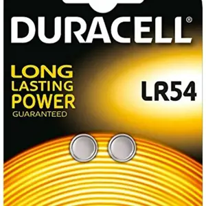 Duracell LR54, Vienkartinė baterija, SR54, šarminė, 2 vnt.