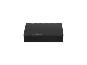 LANBERG komutatorius DSP2-1005-12V 5 prievadų 1Gbps 12v