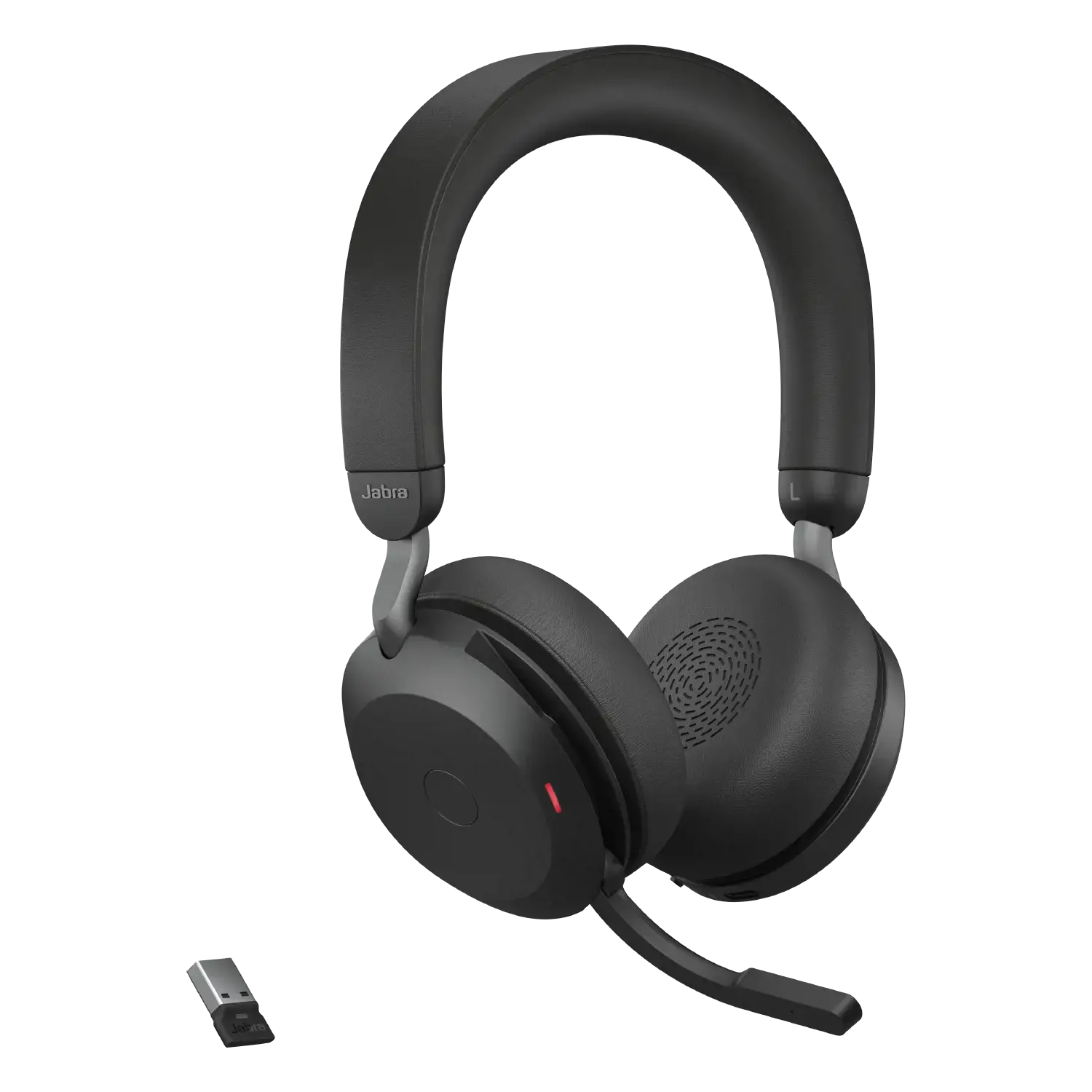 JABRA Evolve2 75 Link380a UC Stereo stovas juodas