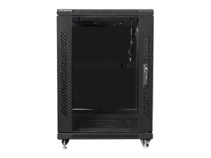 LANBERG FF01-6615-12B "Lanberg" laisvai pastatoma spinta 19, surenkama plokščia pakuote 15U/600x600 mm, juoda