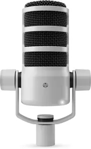 RØDE PodMic USB White - dynamic microphone for podcasting