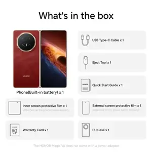 Honor MAGIC V6 16.6 cm (6.52") Hybrid Dual SIM 5G USB Type-C 16 GB 512 GB 6660 mAh Red