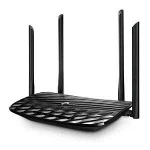 TP-Link AC1200, "Wi-Fi 5" (802.11ac), dviejų dažnių (2,4 GHz / 5 GHz), Ethernet LAN, juodas, stalin…
