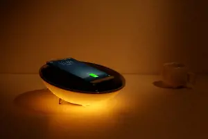 Platinet stalinė lempa su QI įkrovikliu PDLU1 10W (43887)