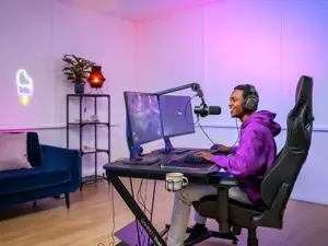 "Trust GXT 255+ Onyx", kompiuterio mikrofonas, 30-18000 Hz, 24 bitų, 96 kHz, 130 dB, kardioidinis