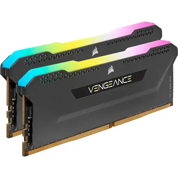 CORSAIR DDR4 16GB 2x8GB 3200MHz DIMM CL16 VENGEANCE RGB Pro SL Black 1.35V XMP 2.0