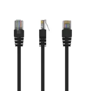 GEMBIRD PP12-5M/BK Gembird sujungimo kabelis RJ45, cat.5e, UTP, 5 m, juodas