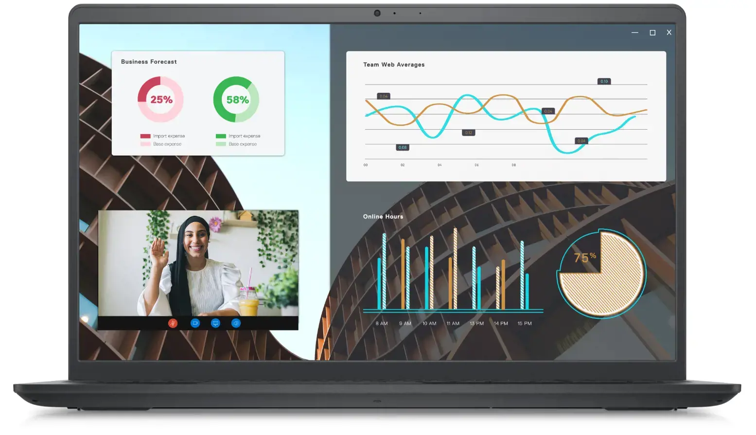Nešiojamas kompiuteris Dell Vostro 15 3530, i5-1335U, 256 GB, 15,6 Coliai, Windows 11 Home, Intel UHD