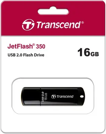 TRANSCEND 16 GB USB atmintinė JETFLASH 350