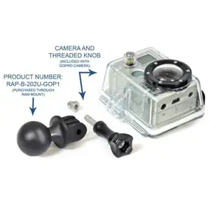 UNPKD. RAM GOPRO MONTAVIMO PAGRINDAS 1" DIA BA